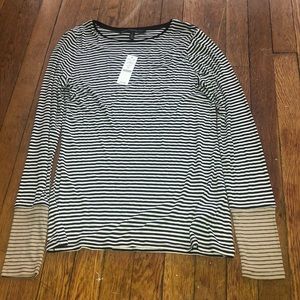 White House black market striped long sleeve